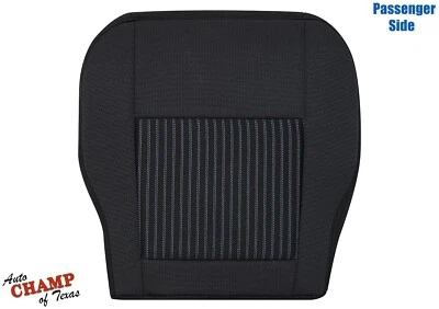 Ford Transit 150 250 350 2014-2019 - Cubierta de asiento inferior lateral del pasajero negra Foto 1 de 4