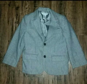 Janie and Jack Winter Reindeer Gray Blazer Suit Jacket Size 5 5T - Picture 1 of 5