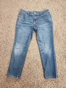 St Johns Bay Skinny Leg Jeans Women’s Size 14P Blue - Picture 1 of 7