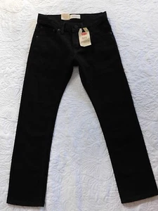 Vaqueros de mezclilla LEVI'S ― Niños 10 REG ― 511 DELGADOS cintura ajustable negra nuevos con etiquetas #CL21 - Imagen 1 de 4
