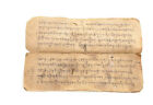 Ancien livre de prieres tibetain de moine manuscrit-tibetan manuscript- 9122