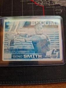 2013 Hit Next Level Cyan Printing Plate 1/1 Geno Smith RC - Picture 1 of 2