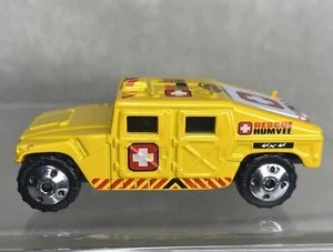 Matchbox Rescue Humvee Hummer 1994 Die Cast Yellow Vintage - Picture 1 of 9