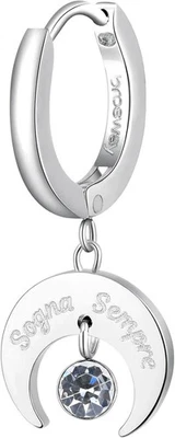 Orecchini Brosway Chakra A Cerchio Donna Acciaio Argento - Immagine 1 di 3