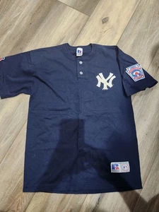 VINTAGE MAJESTIC MLB NEW YORK YANKEES DEREK JETER JERSEY T-SHIRT SIZE YOUTH XL - Picture 1 of 7