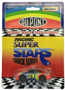 #24 Jeff Gordon NASCAR Truck 1:64 Matchbox Released 1995 White Rose Collectible - Picture 1 of 10
