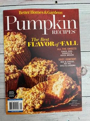 Better Homes & Gardens Best Pumpkin Recipes December 2025 Magazine Muffins - Imagem 1 de 2