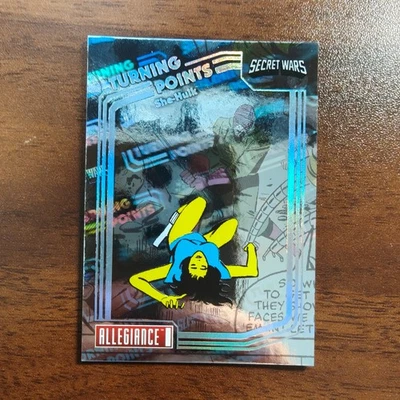 2024 UD Marvel Allegiance Secret Wars SHE-HULK Turning Points Holograms #TP-8 A7 - Image 1 of 2