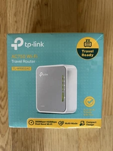 TP-Link TL-WR902AC EU AC750 Dual-Band WLAN Reise-Router für 3G 4G Modem V3 - Zdjęcie 1 z 7