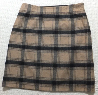 Falda Corta HOBBS Camel, Negro Gris Mezcla Cuadros Otoño/Invierno - Mezcla Lana - Reino Unido 10 Foto 1 de 4