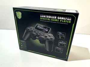 Controller Gamepad S10 2.4 inch Display Screen with TV Connect Black 520 Games - Picture 1 of 8