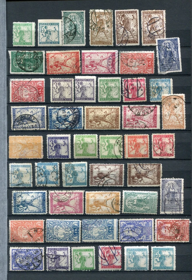280 selos antigos usados da coleção da Iugoslávia - Imagem 1 de 4