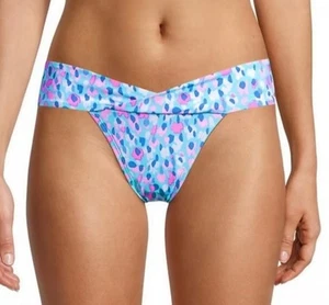 Lilly Pulitzer women’s blue Ibiza hottie Dottie bikini bottoms size 2 NWT - Picture 1 of 5