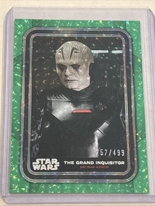 2023 Topps Star Wars Flagship Grand Inquisitor GREEN Foil #d 257/499 Kenobi - Bild 1 von 3