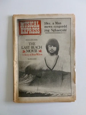 NME NEW MUSICAL EXPRESS - 21st June 1975 - Beach Boys Brian Wilson - Image 1 of 2