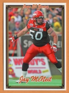 Jay McNeil 2005 Jogo CFL card #77 Calgary Stampeders  Kent State Golden Flashes - Picture 1 of 2