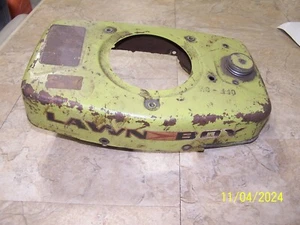 Vintage Lawn Boy Mower C Engine Metal Bricktop Shroud With Gas Tank - Picture 1 of 3