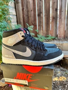 Nike Air Jordan 1 High Black Particle Grey Gore-Tex 2021 Uomo 10 DB2889-001 🔥 - Foto 1 di 11