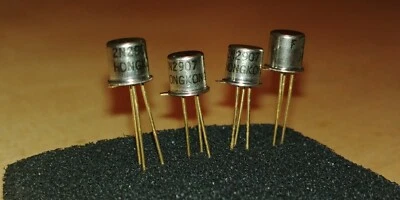 2N2907 (4 pieces) - GOLD PIN TO-18 Packaging - Made in Hong Kong. Highest Grade! - Image 1 of 4