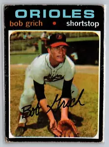 1971 Topps #193 Bob Grich - Picture 1 of 2