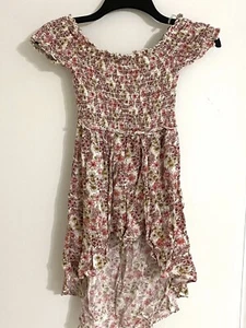 Art Class Girls Stretch Dress Purple Flowers Size Small 6/6x - Picture 1 of 4