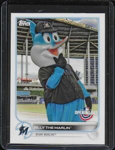 2022 TOPPS OPENING DAY MASCOTS BILLY THE MARLIN MIAMI MARLINS #M-11