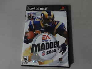 Madden NFL 2003 Sony Playstation 2 PS2 Game Complete Free Ship - Picture 1 of 3