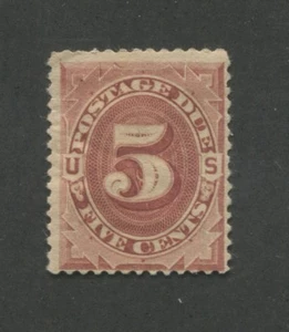 1884 US Postage Due Stamp #J18 Mint Hinged Fine Original Gum - Picture 1 of 2