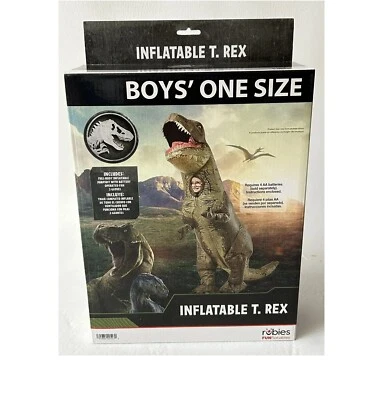Jurassic World T-Rex Inflatable Halloween Costume for Children - Youth Size - Image 1 of 4