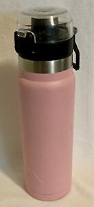 Ozark Trail 24 fl oz Pink Insulated Stainless Steel Water Bottle With Pop-Up Top