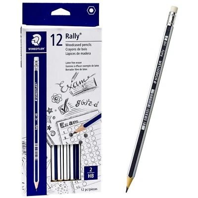 Staedtler Rally Pencils #2 HB 13218HBC12, Pre-Sharpened, Box of 12 - Image 1 of 2