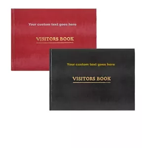 Libro Visitatori Personalizzato per Business - Scuola/Hotel/Case Ospiti/Reception - Foto 1 di 13