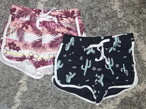 Girls justice 2 Pair Dolphin shorts size 8 new  - Picture 1 of 2