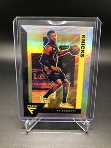 RJ Barrett 2020-21 Panini Flux Silver Prizm Knicks 