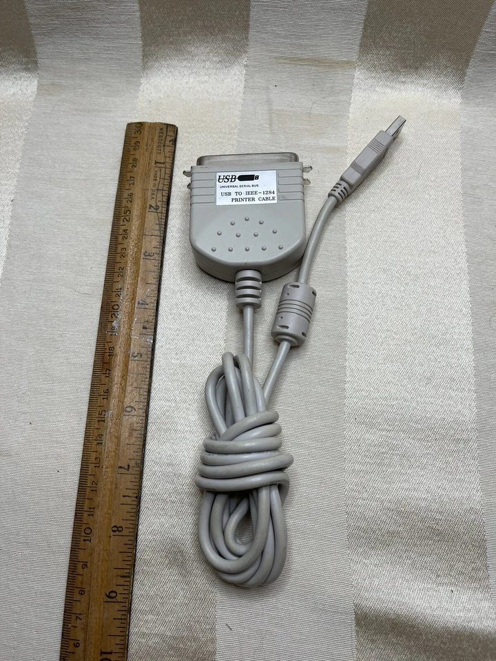 6Ft. USB to Parallel IEEE1284 Centronic 36-Pin Printer Cable Win XP,7,8,10, Mac - Image 1 of 2