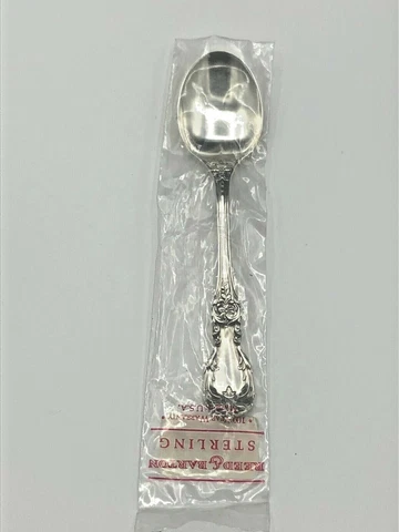Burgundy by Reed & Barton individual Place Soup Spoon, Sterling, new Cover