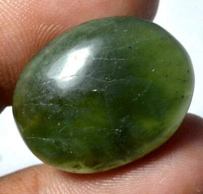 17.55 Ct Natural African Green Serpentine Top Quality Cabochon Loose Gemstone !! - Image 1 of 3