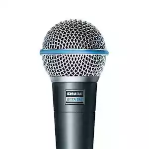 Micrófono vocal dinámico supercardioide Shure Beta 58A - Micrófono vocal profesional - Imagen 1 de 5
