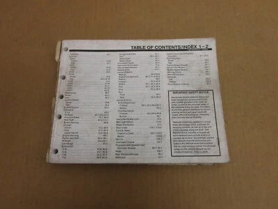 1994 Ford Bronco F150 F250 pickup truck electrical vacuum wiring service manual - Image 1 of 4