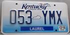Kentucky  License Plate Unbridled Spirit Laurel 053 YMX