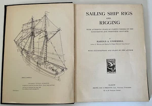 Sailing Ship Rigs and Rigging Harold Underhill 1948 HC Illustrated Plans Glasgow - Imagen 1 de 13