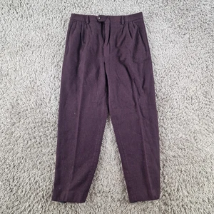 Pal Zileri Hose Herren Taille 32 Bein 28 weinrot burgunderrot Wolle - Bild 1 von 8