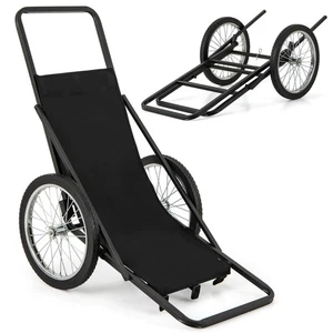 Folding Deer Cart with Polyester Liner 550 LBS Heavy-Duty Hunting Game Hauler - Picture 1 of 9