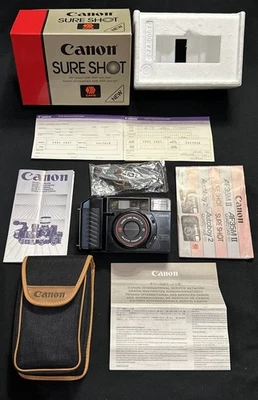 1982 Canon SURE SHOT AF35M II Autoboy 2 35mm Camera 38mm 1:2.8 CAFS Auto Focus - Image 1 of 4