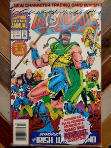 Guardians of Galaxy Annual #3 (Marvel 1993) Kiosk! Sealed Bag + Trading Card - Bild 1 von 3
