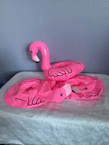 Juego de 3 Portavasos Inflables Rosa Flamenco - Totalmente Nuevo - Imagen 1 de 2