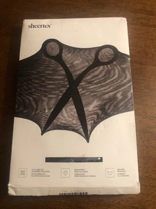 XS Black Sheertex Women's Classic Rip Resist Sheer Tights Pantyhose NEW - Picture 1 of 5