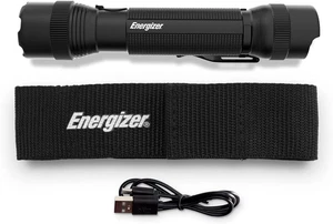 Linterna LED Recargable, Linterna Tactica, Funda, Clip, 800 Lumenes, Cable USB I - Foto 1 di 12