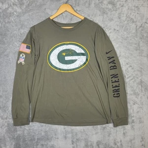Camisa de los Green Bay Packers para Hombres Grande NFL Fútbol Saludo al Servicio Nike Manga Larga - Imagen 1 de 8