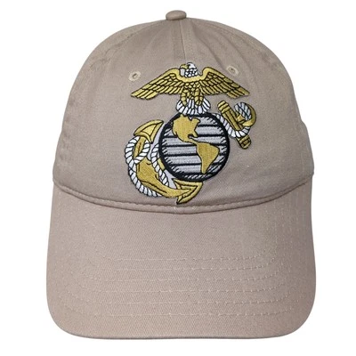 Sombrero con tirantes del Cuerpo de Marines de los Estados Unidos marrón talla única Fahrenheit Foto 1 de 4